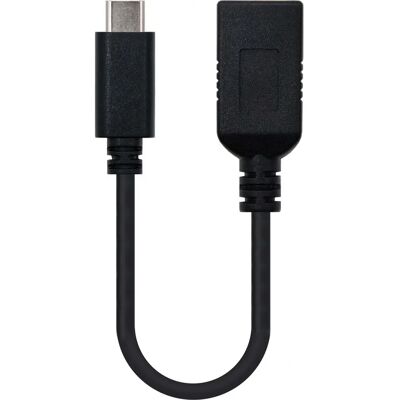 Nanocable USB 3.1 0,15m USB Kabel - Schwarz Nanocable USB 3.1 0,15m USB Kabel - Schwarz