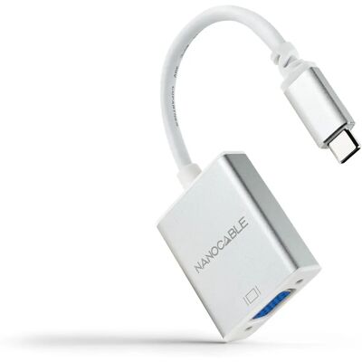 Adattatore grafica USB Nanocable - 10.16.4101 - Argento Adattatore grafica USB Nanocable - 10.16.4101 - Argento