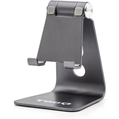 Suporte TooQ PH0001-G - Ajustável, Antiderrapante, Metal - Suporte para Smartphone e Tablet Suporte TooQ PH0001-G - Ajustável, Antiderrapante, Metal - Suporte para Smartphone e Tablet