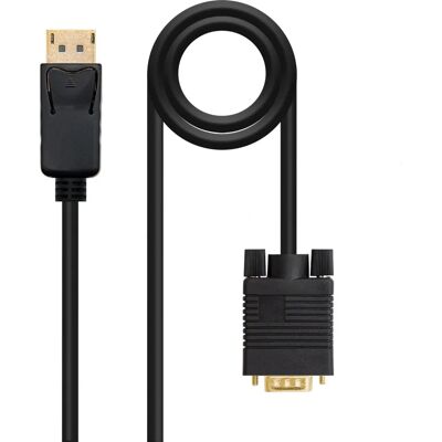 Nanocable 10.15.4402 DisplayPort na VGA Adaptér - 2m Černá Nanocable 10.15.4402 DisplayPort na VGA Adaptér - 2m Černá