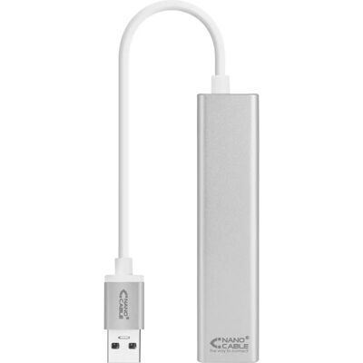 Nanocable Modelo 10.03.0403 - Placa de Rede com USB 3.0 & Ethernet Gigabit Nanocable Modelo 10.03.0403 - Placa de Rede com USB 3.0 & Ethernet Gigabit