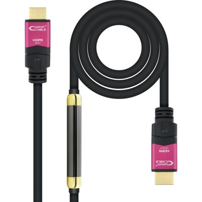 Nanocable 10.15.3730 Câble HDMI - 30m - Noir, Rose - Type HDMI A - Publicité Nanocable 10.15.3730 Câble HDMI - 30m - Noir, Rose - Type HDMI A - Publicité