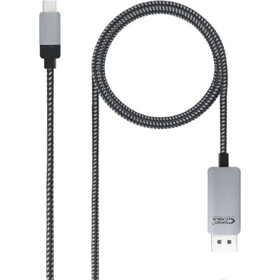 Nanocable 10.15.5002 USB-C zu DisplayPort Adapter - 1,8m - Schwarz Nanocable 10.15.5002 USB-C zu DisplayPort Adapter - 1,8m - Schwarz