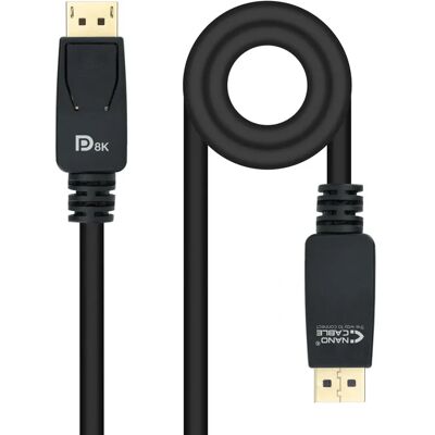 Nanocable Kabel DisplayPort 1.4 Schwarz 3m - VESA Zertifiziert Nanocable Kabel DisplayPort 1.4 Schwarz 3m - VESA Zertifiziert