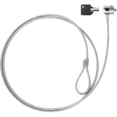 TooQ TQCLKC0025 Câble de Sécurité - Ordinateur Portable, 1,5m, Argent TooQ TQCLKC0025 Câble de Sécurité - Ordinateur Portable, 1,5m, Argent