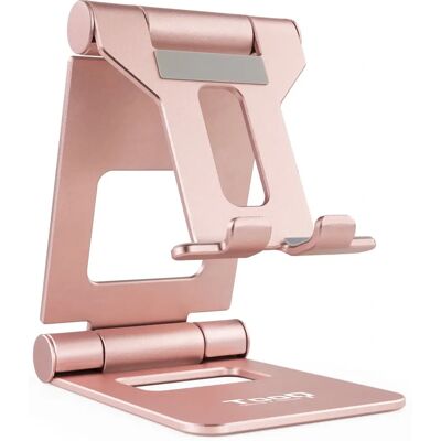 Soporte de Tableta TooQ Rosa - Plegable, Ajustable, Portátil Soporte de Tableta TooQ Rosa - Plegable, Ajustable, Portátil