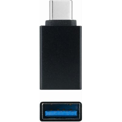 Adaptateur USB-C à USB-A Nanocable - Noir - Carte d'interface - Publicité Adaptateur USB-C à USB-A Nanocable - Noir - Carte d'interface - Publicité