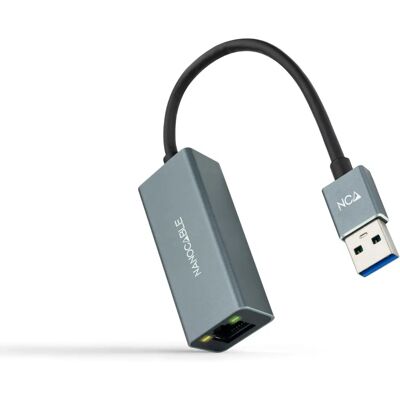 Nanocable Modèle 10.03.0405 Adaptateur Ethernet USB Giga - Carte réseau - Publicité Nanocable Modèle 10.03.0405 Adaptateur Ethernet USB Giga - Carte réseau - Publicité