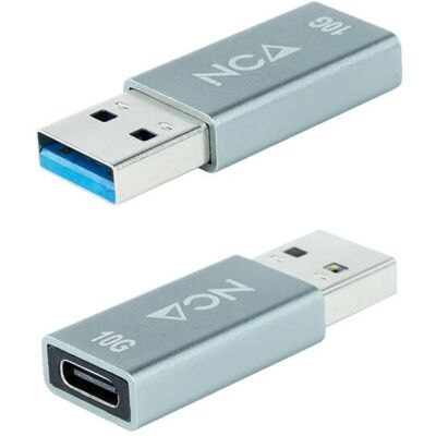 Nanocable USB Adapter - Grey - USB 3.0 to USB-C 3.1 Nanocable USB Adapter - Grey - USB 3.0 to USB-C 3.1