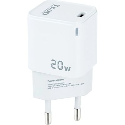 TooQ TQWC-PD20WT 20W Universales Schnellladegerät - Mobilgerät TooQ TQWC-PD20WT 20W Universales Schnellladegerät - Mobilgerät