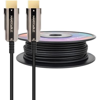 Nanocable 10.15.2080 Cable HDMI - 80m - Negro - 4K Ultra HD Nanocable 10.15.2080 Cable HDMI - 80m - Negro - 4K Ultra HD