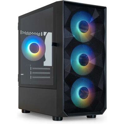 TooQ TQGCC901-B Case Micro ATX - RGB Pannello in Vetro TooQ TQGCC901-B Case Micro ATX - RGB Pannello in Vetro