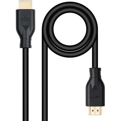 Nanocable 10.15.3902 HDMI Kabel - 2m Zwart Nanocable 10.15.3902 HDMI Kabel - 2m Zwart