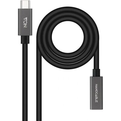 Nanocable 10.01.4401 Câble USB - USB-C, 1m, Noir - Publicité Nanocable 10.01.4401 Câble USB - USB-C, 1m, Noir - Publicité