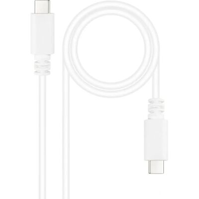 Nanocable 10.01.2301-W USB C Kabel - USB 2.0, 1m, Schwarz & Weiß Nanocable 10.01.2301-W USB C Kabel - USB 2.0, 1m, Schwarz & Weiß