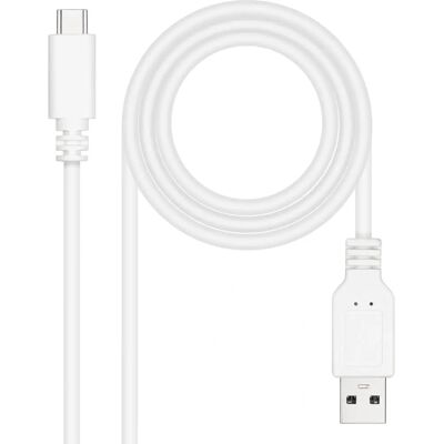 Nanocable USB-C auf USB-A Kabel 3m Weiß - USB Kabel Nanocable USB-C auf USB-A Kabel 3m Weiß - USB Kabel