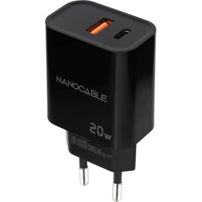 Nanocable 10.10.2008 Carregador Universal Preto - Carregador Nanocable 10.10.2008 Carregador Universal Preto - Carregador