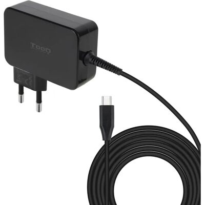 TooQ TQLC-USBCGAN100PD - Mobiele oplader - Zwart TooQ TQLC-USBCGAN100PD - Mobiele oplader - Zwart
