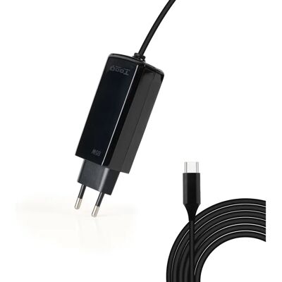 TooQ TQLC-USBCGAN65PD-C - Tragbares Ladegerät - Schwarz - 65W - Innenraum TooQ TQLC-USBCGAN65PD-C - Tragbares Ladegerät - Schwarz - 65W - Innenraum