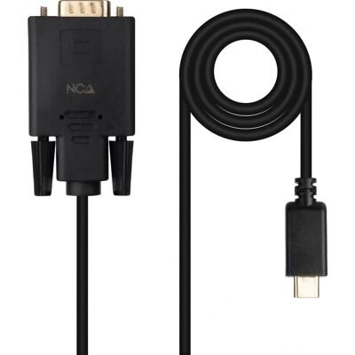Nanocable Nanocable 10.15.5202 Adattatore cavo video - 1.8 m USB Type-C VGA Nero Nanocable Nanocable 10.15.5202 Adattatore cavo video - 1.8 m USB Type-C VGA Nero