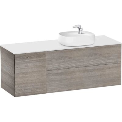 Mobile bagno Roca - Base, 585mm, Roble City, Piano a destra Mobile bagno Roca - Base, 585mm, Roble City, Piano a destra