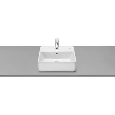 Roca The Gap Square Vas de Piatra pentru Masă - Chiuvetă cu Găurire pentru Baterie Roca The Gap Square Vas de Piatra pentru Masă - Chiuvetă cu Găurire pentru Baterie