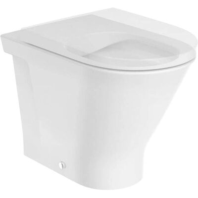 Roca - round - Taza Rimless dual outlet wall-mounted toilet - Toilet Type Roca - round - Taza Rimless dual outlet wall-mounted toilet - Toilet Type