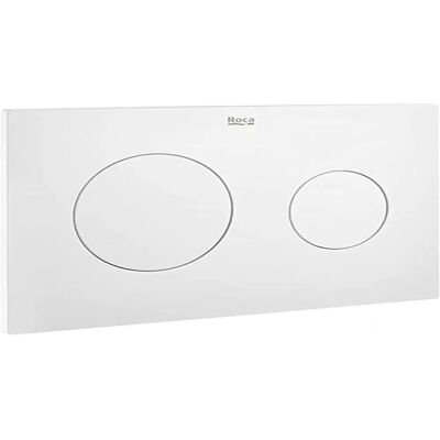 Roca - Dual Flush Plate - Modern Water Saving Design - Toilet Accessory Roca - Dual Flush Plate - Modern Water Saving Design - Toilet Accessory