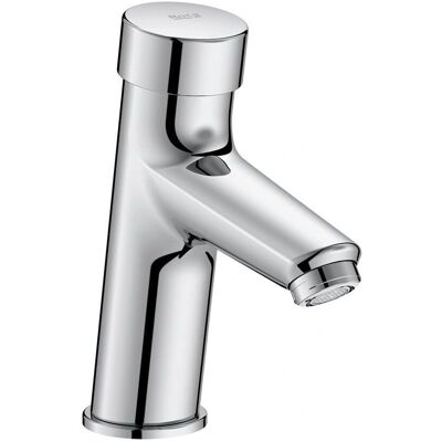 Roca - Grifo de repisa temporalizado ecológico para lavabo - Cuarto de baño Roca - Grifo de repisa temporalizado ecológico para lavabo - Cuarto de baño