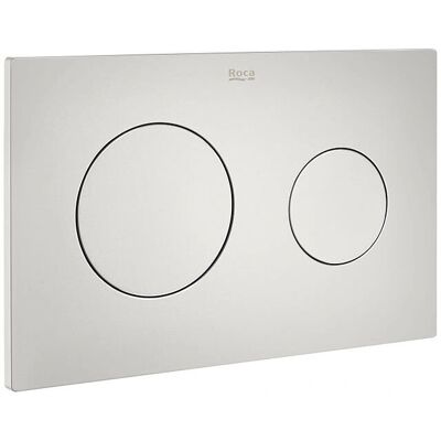 ROCA - PL10 DUAL ONE - Perla - mate - placa de accionamiento ROCA - PL10 DUAL ONE - Perla - mate - placa de accionamiento