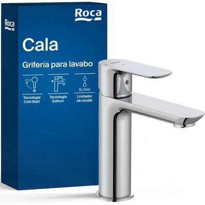ROCA - Mezclador monomando para baño - Cuerpo cilíndrico - Cromo ROCA - Mezclador monomando para baño - Cuerpo cilíndrico - Cromo
