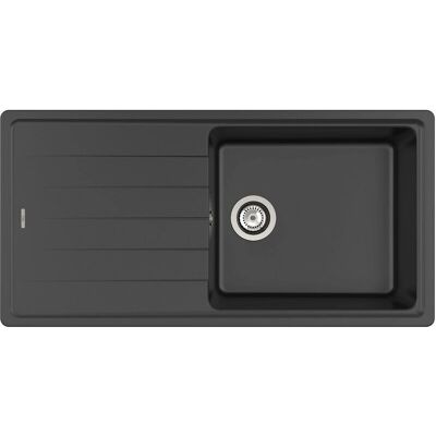 ROCA - Fregadero reversible de una cubeta de quarzex - Negro - 1000x500x180 - Sink ROCA - Fregadero reversible de una cubeta de quarzex - Negro - 1000x500x180 - Sink