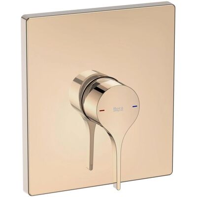 Roca Insignia Mezclador de Ducha Empotrado Oro Rosa - Baño Moderno Urbano Roca Insignia Mezclador de Ducha Empotrado Oro Rosa - Baño Moderno Urbano