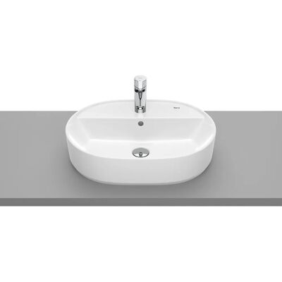 Roca The Gap Waschbecken für die Arbeitsplatte - Oval 55cm Roca The Gap Waschbecken für die Arbeitsplatte - Oval 55cm