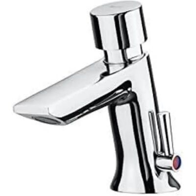Roca - Miscelatore temporizzato lavabo - Cromato, 6 L/min, Antivandalico, Facile da installare Roca - Miscelatore temporizzato lavabo - Cromato, 6 L/min, Antivandalico, Facile da installare