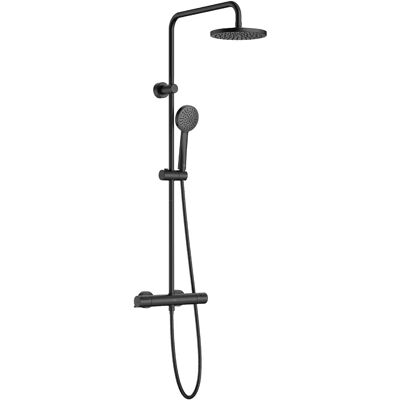 Colonna doccia termostatica nero opaco Victoria - Accessorio bagno Colonna doccia termostatica nero opaco Victoria - Accessorio bagno