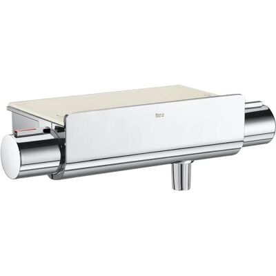 Roca A5 A2A88 Mezclador termostático para ducha con repisa Roca A5 A2A88 Mezclador termostático para ducha con repisa