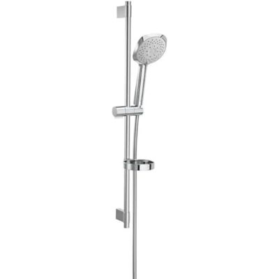 Kit doccia Roca Square - 130mm, 4 funzioni, barra regolabile Kit doccia Roca Square - 130mm, 4 funzioni, barra regolabile
