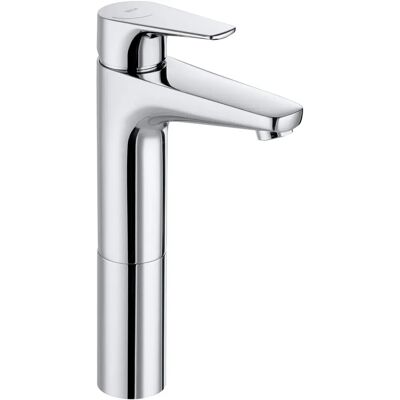 Roca Atlas Monocomando con Cold Start, Cromato, Beccuccio Alto - Risparmio acqua Roca Atlas Monocomando con Cold Start, Cromato, Beccuccio Alto - Risparmio acqua