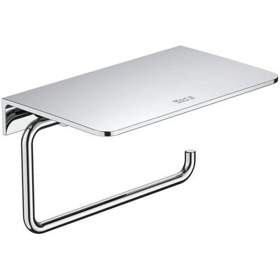 Portarrollos con repisa HOTELS de ROCA - Accesorios de baño de metal para pared Portarrollos con repisa HOTELS de ROCA - Accesorios de baño de metal para pared