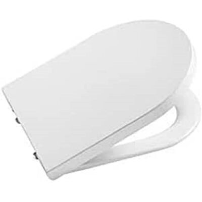 Roca Inspira Weiße Oval WC-Sitz - Soft-close, Antibakteriell, Langlebig Roca Inspira Weiße Oval WC-Sitz - Soft-close, Antibakteriell, Langlebig