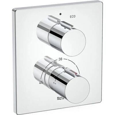 Roca - Modelo A525869403 - Mezclador termostático empotrable para ducha - Ducha Roca - Modelo A525869403 - Mezclador termostático empotrable para ducha - Ducha