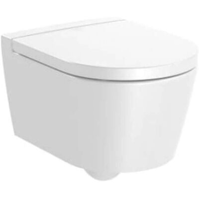 Roca Inspira Runde Rimless Wand-WC - Kompakt, Weiß Roca Inspira Runde Rimless Wand-WC - Kompakt, Weiß