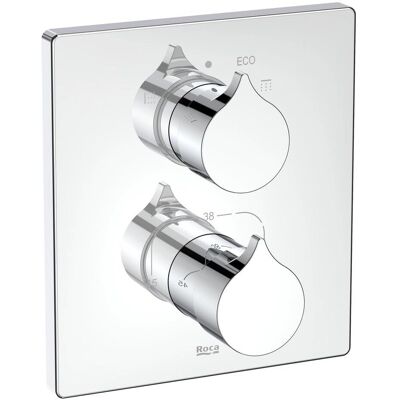 Roca Mezclador Termostático - Cromo - Ducha Baño - 3V Roca Mezclador Termostático - Cromo - Ducha Baño - 3V