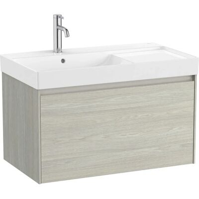 Ona - Unik 1 Drawer 800mm Bleached Oak - Armario de Baño Ona - Unik 1 Drawer 800mm Bleached Oak - Armario de Baño