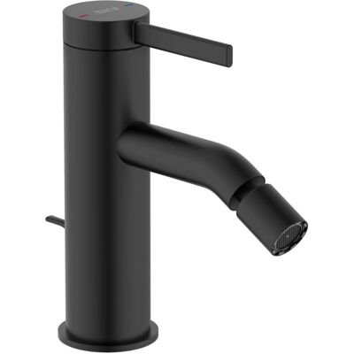Grifo Bidé Roca - Monomando, Desagüe Automático, Negro Mate Grifo Bidé Roca - Monomando, Desagüe Automático, Negro Mate