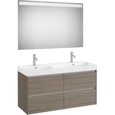 ONA - A851710511 - Roble oscuro - 1200mm - Armario de baño ONA - A851710511 - Roble oscuro - 1200mm - Armario de baño