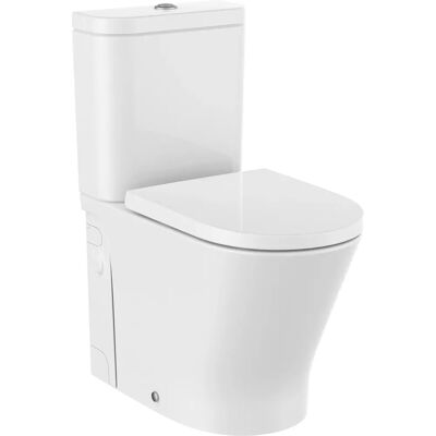 Roca D-Trit Inodoro compacto de pared - Triturador sanitario, Sin borde Roca D-Trit Inodoro compacto de pared - Triturador sanitario, Sin borde