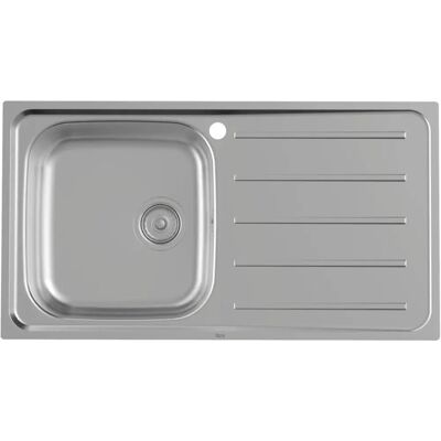 Fregadero de Acero Inoxidable Victoria de Roca - 90cm - Sobre Encimera Fregadero de Acero Inoxidable Victoria de Roca - 90cm - Sobre Encimera