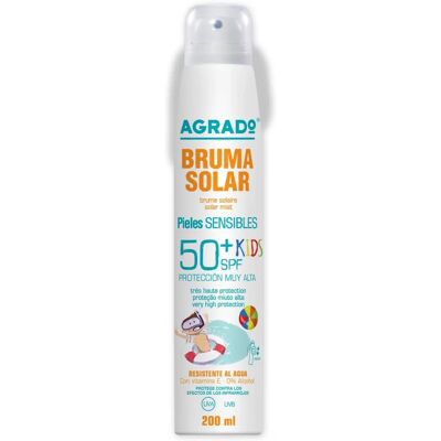 Spray solar Agrado Kids SPF50+ Piel sensible - 200ml Spray solar Agrado Kids SPF50+ Piel sensible - 200ml